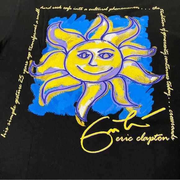 Hard Rock Cafe Copenhagen Signature Series Edition XX Eric Clapton T-Shirt Sz M - Picture 5 of 6